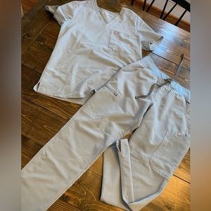 Limited Edition Dusty Blue Figs Scrubs